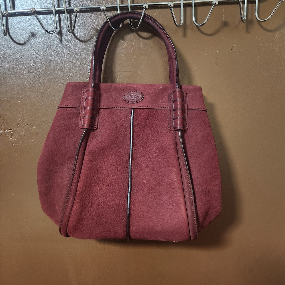 Tod's Rich Burgundy Shoulder Bag